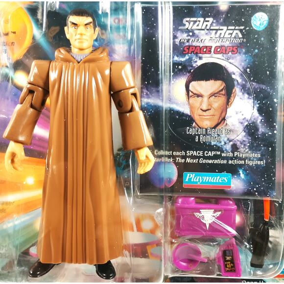 Playmates 1994 Star Trek The Next Generation CAPTAIN PICARD A ROMULAN - Picture 3 of 4